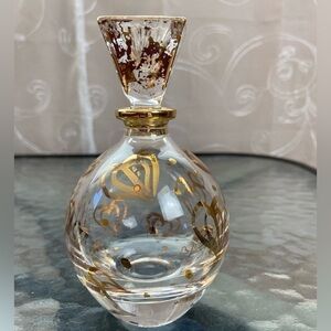Royal Limited Lead Crystal Perfume Bottle w/ stopper